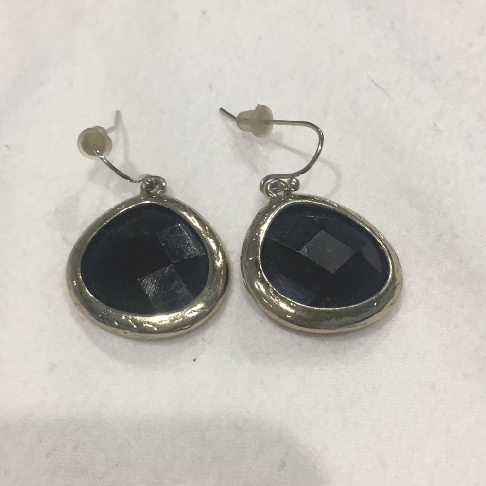 Black Anna & Ava Earrings